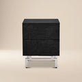 Modern Black Nightstand for Bedroom
