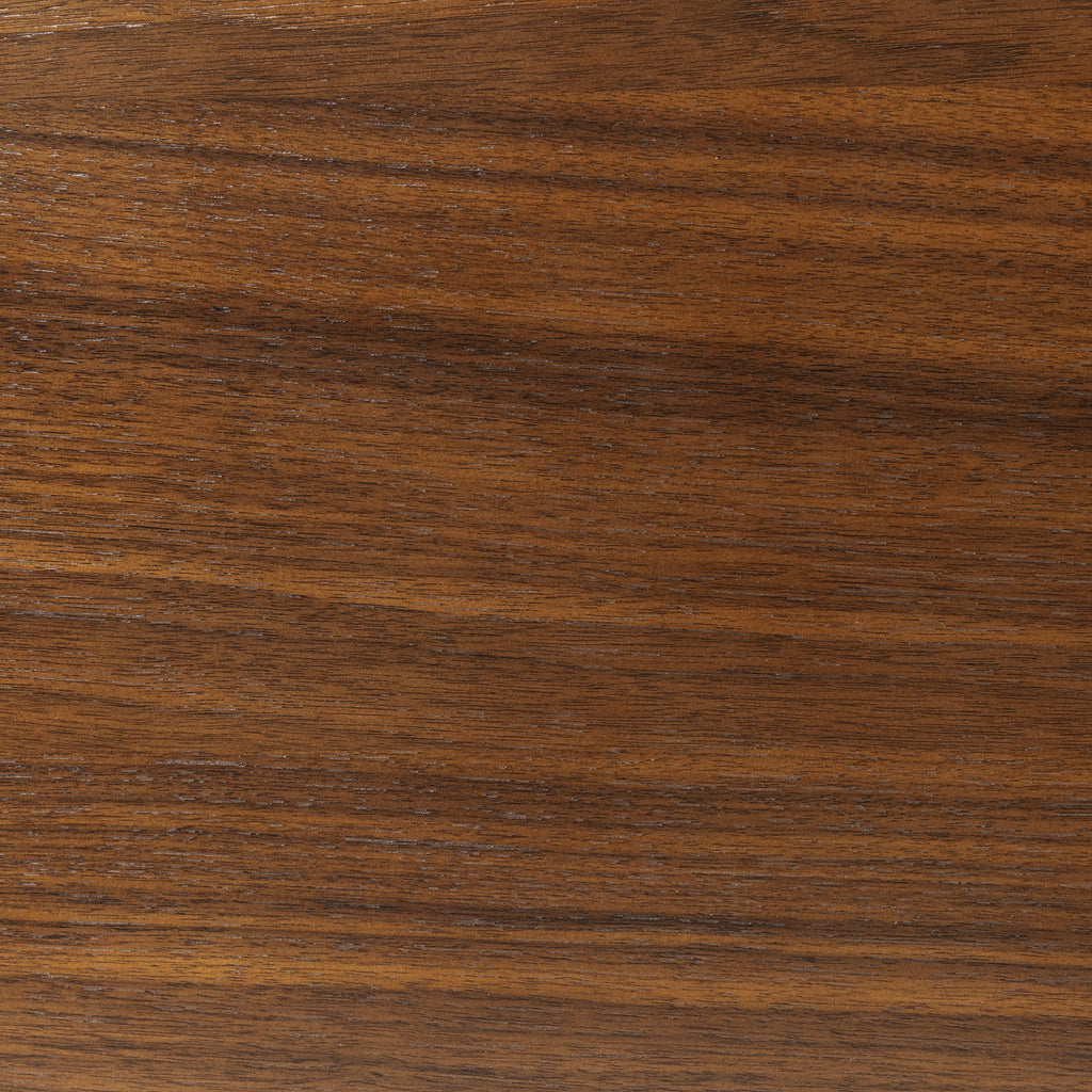 Mid-Century Modern Walnut Walnut Wood Nightstand with Solid Walnut