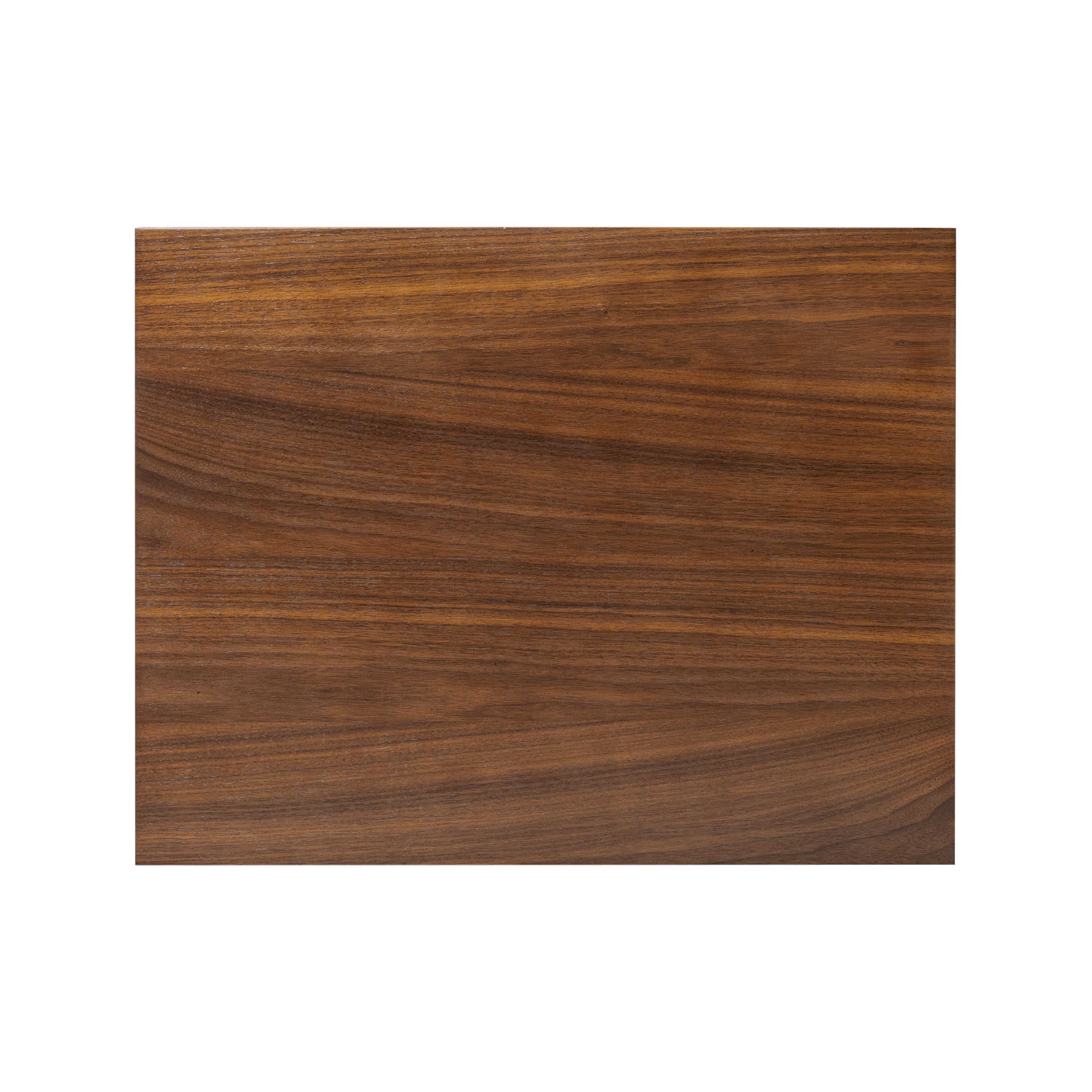Mid-Century Modern Walnut Walnut Wood Nightstand with Solid Walnut
