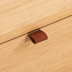 Table de chevet moderne en bois de chêne pour chambre à coucher