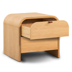 Table de chevet moderne en bois de chêne pour chambre à coucher