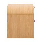 Table de chevet moderne en bois de chêne pour chambre à coucher