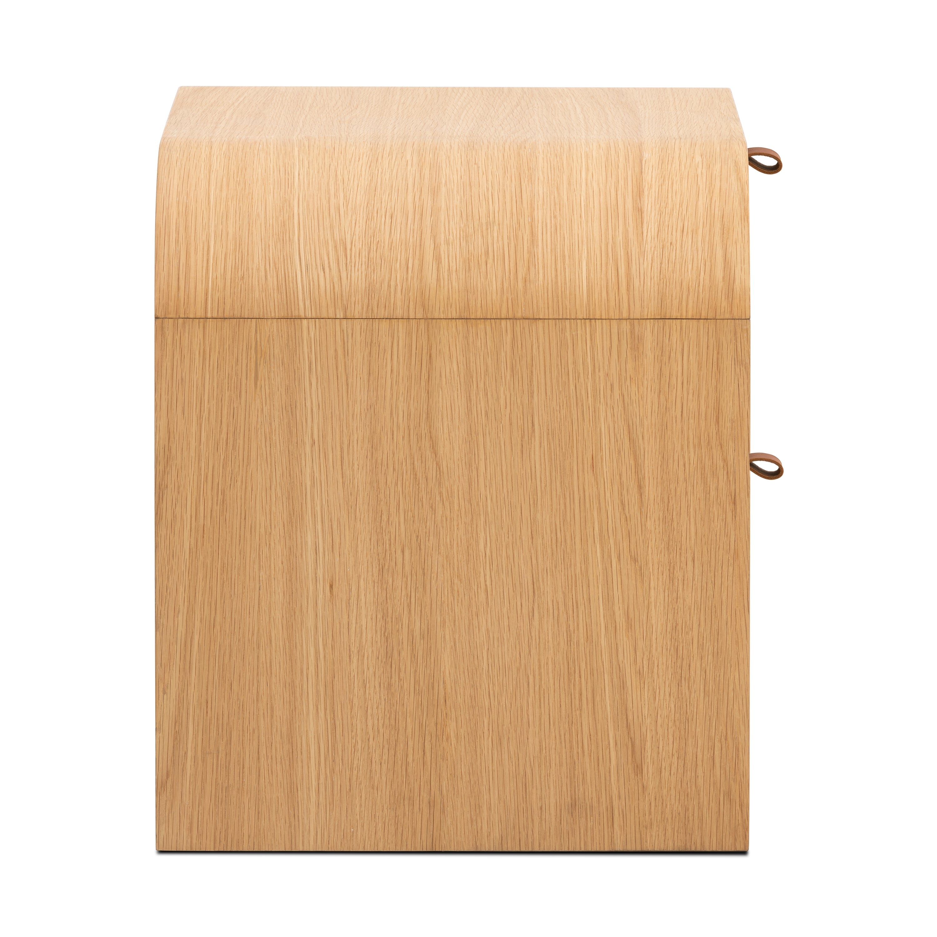 Modern Oak Oak Wood Nightstand for Bedroom