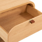 Table de chevet moderne en bois de chêne pour chambre à coucher