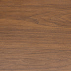 Table de chevet en noyer massif de style Mid-Century Modern