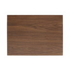 Table de chevet en noyer massif de style Mid-Century Modern