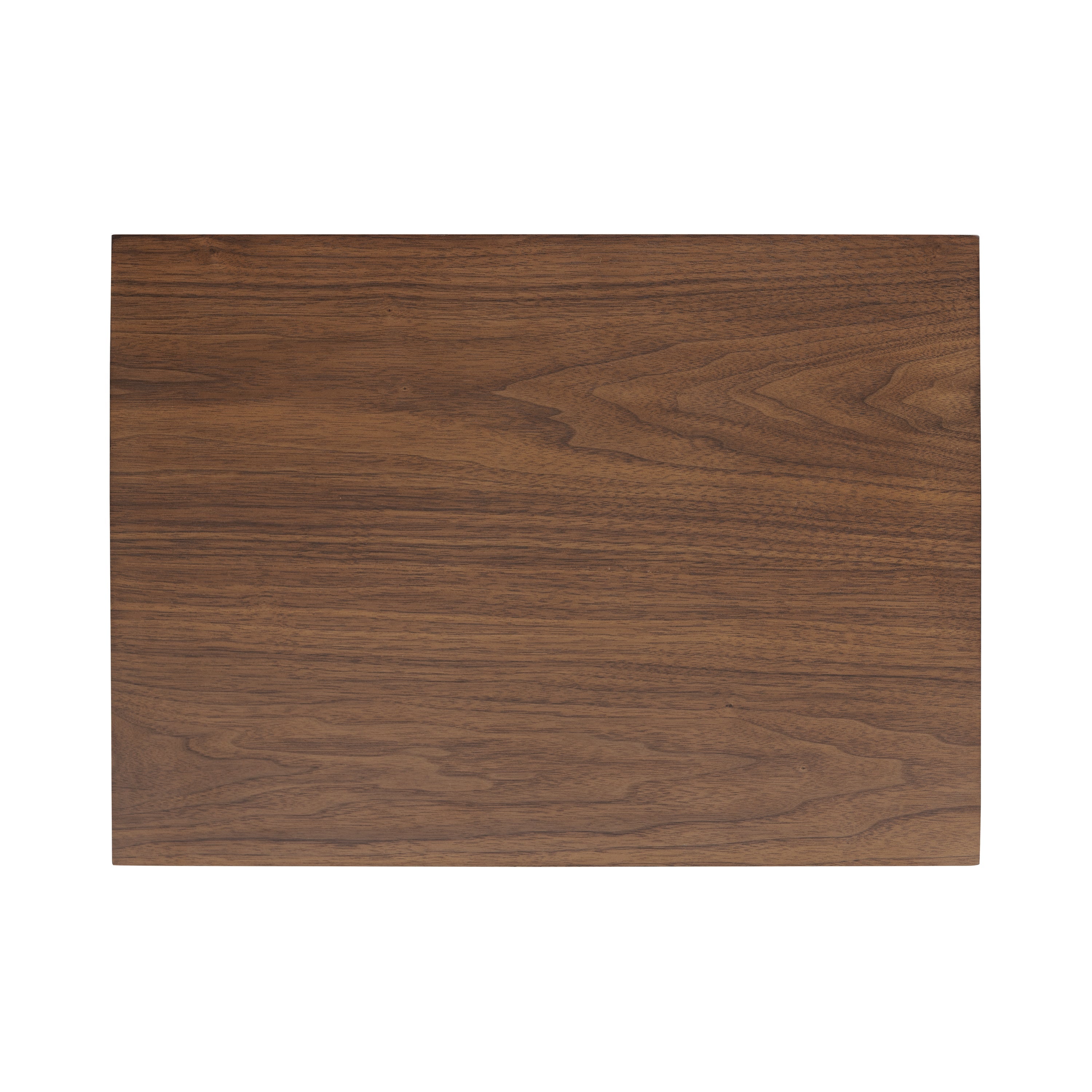 Mid-Century Modern Walnut Walnut Wood Nightstand with Solid Walnut