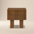 Modern Reposado Oak Oak Wood Nightstand for Bedroom