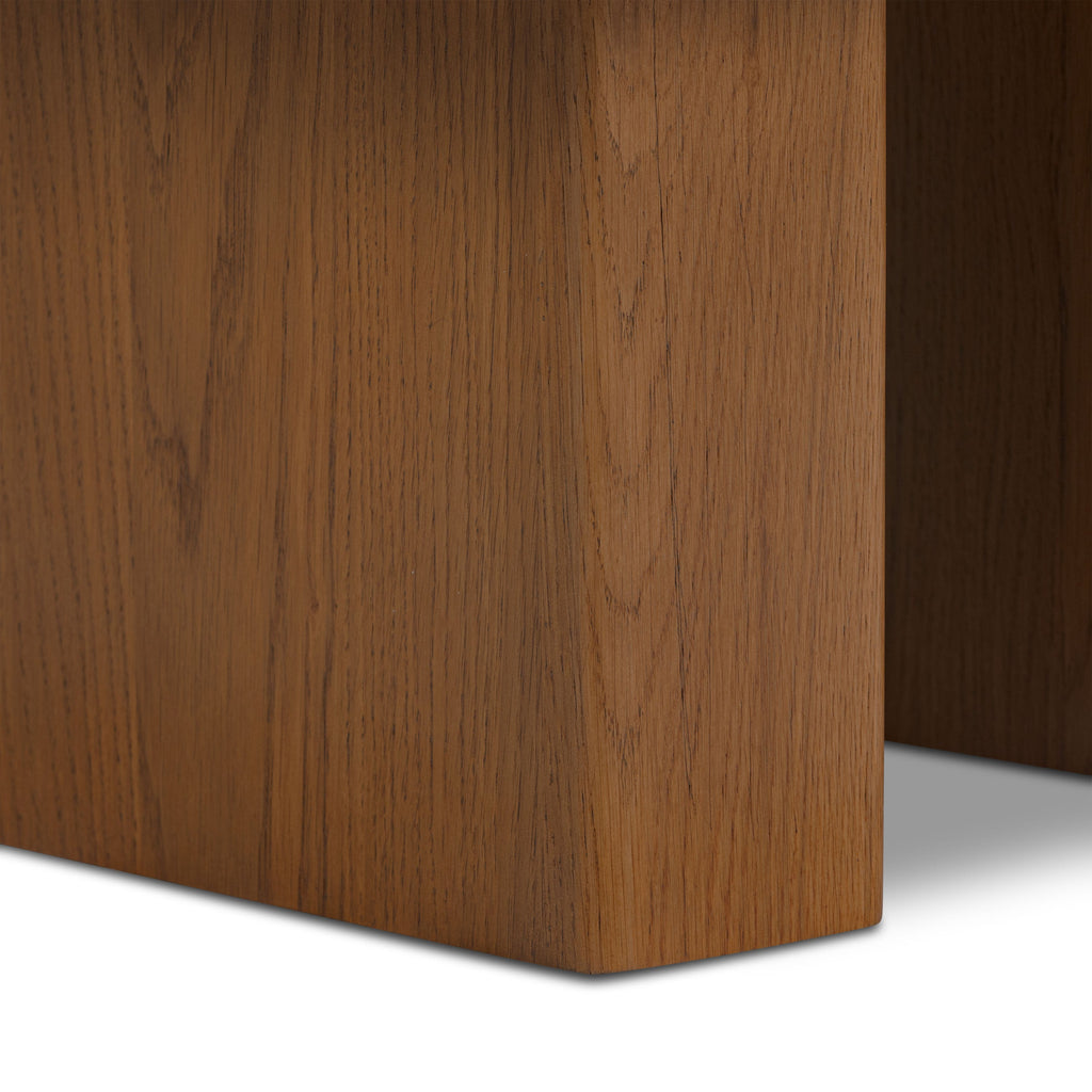 Modern Reposado Oak Oak Wood Nightstand for Bedroom