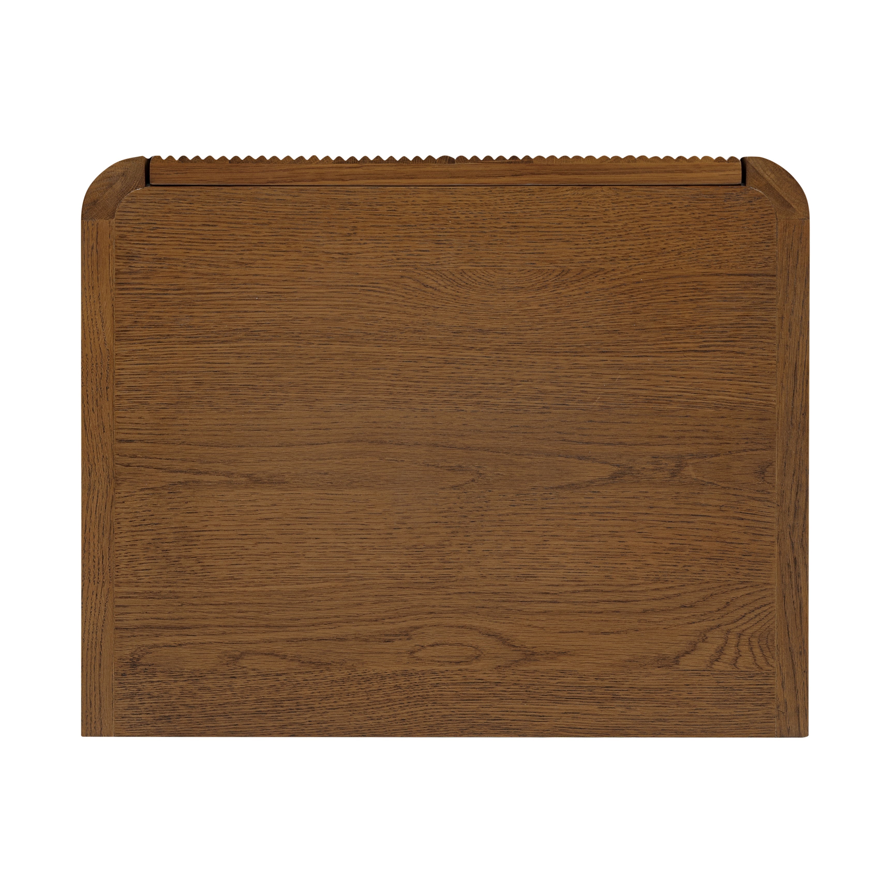 Modern Reposado Oak Oak Wood Nightstand for Bedroom