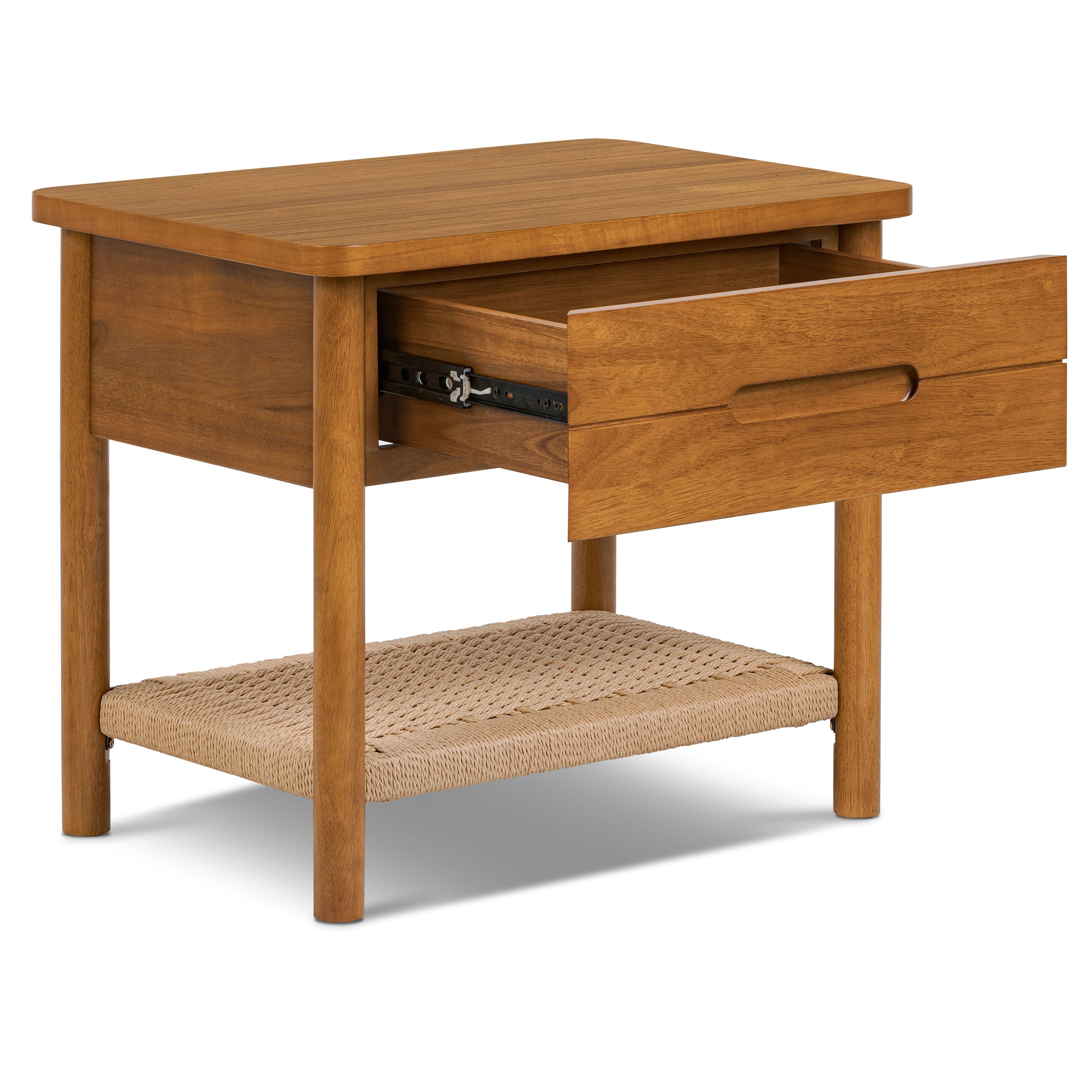 Modern Light Brown Nightstand for Bedroom