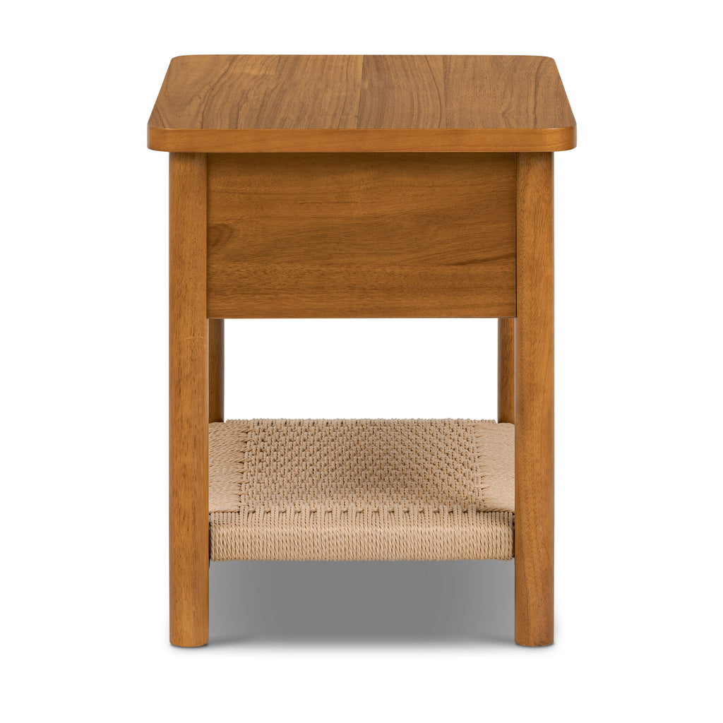Modern Light Brown Nightstand for Bedroom