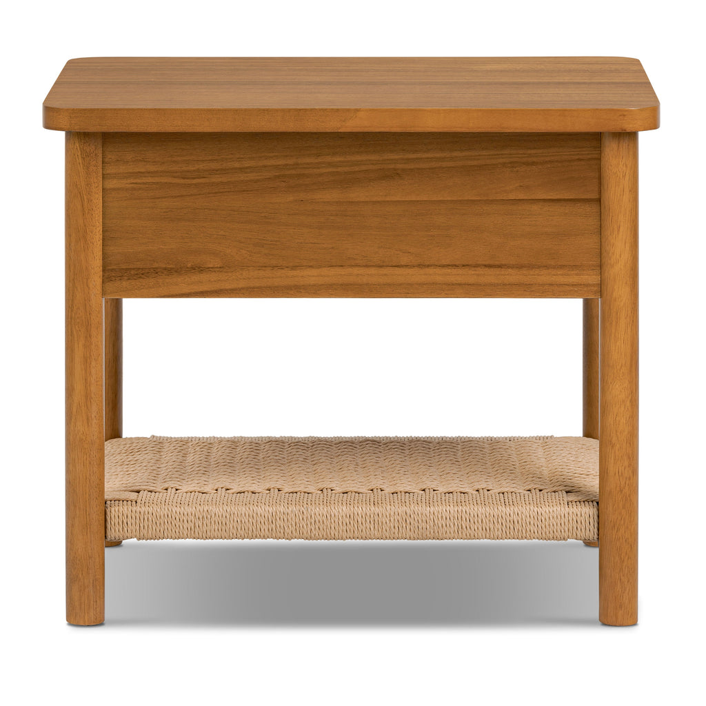 Modern Light Brown Nightstand for Bedroom