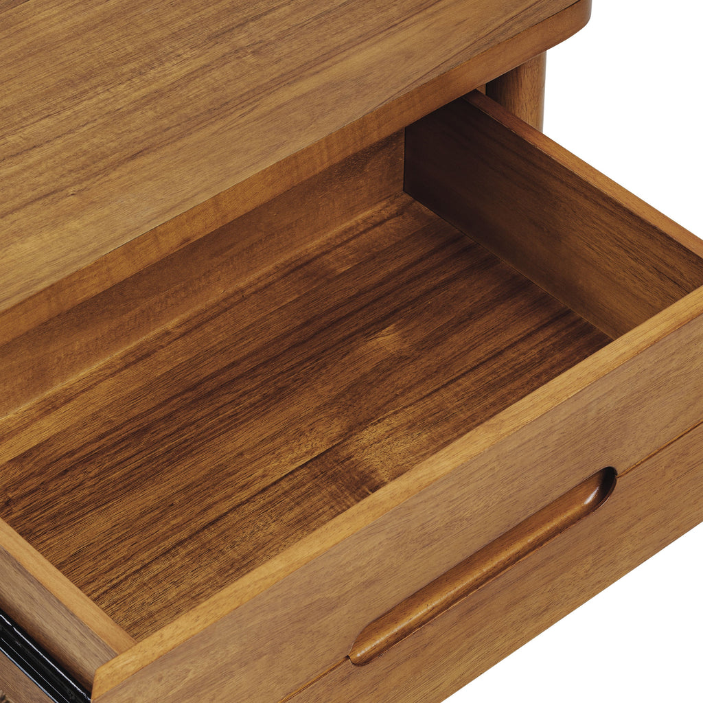 Modern Light Brown Nightstand for Bedroom