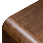 Table de chevet en noyer Mid-Century Modern pour chambre à coucher