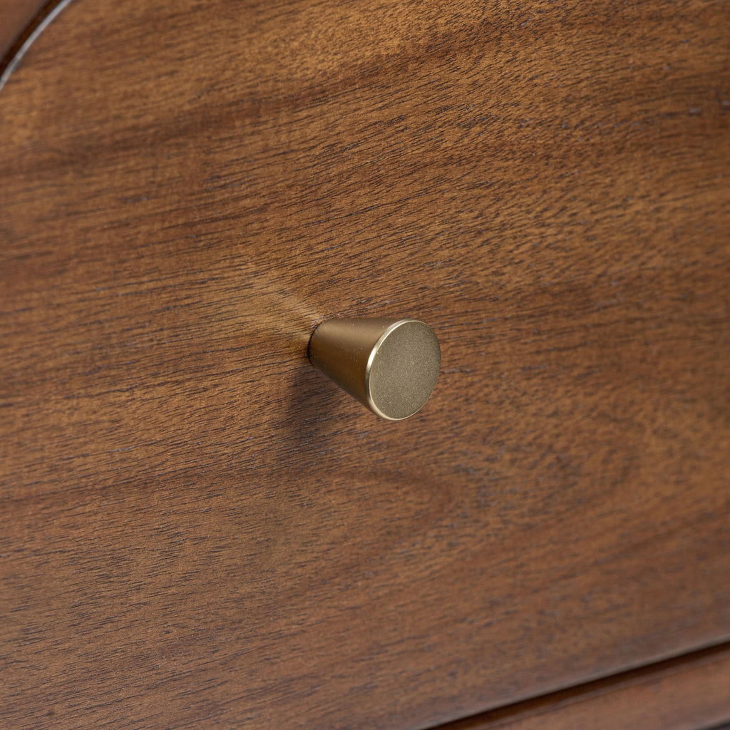 Mid-Century Modern Walnut Walnut Wood Nightstand for Bedroom