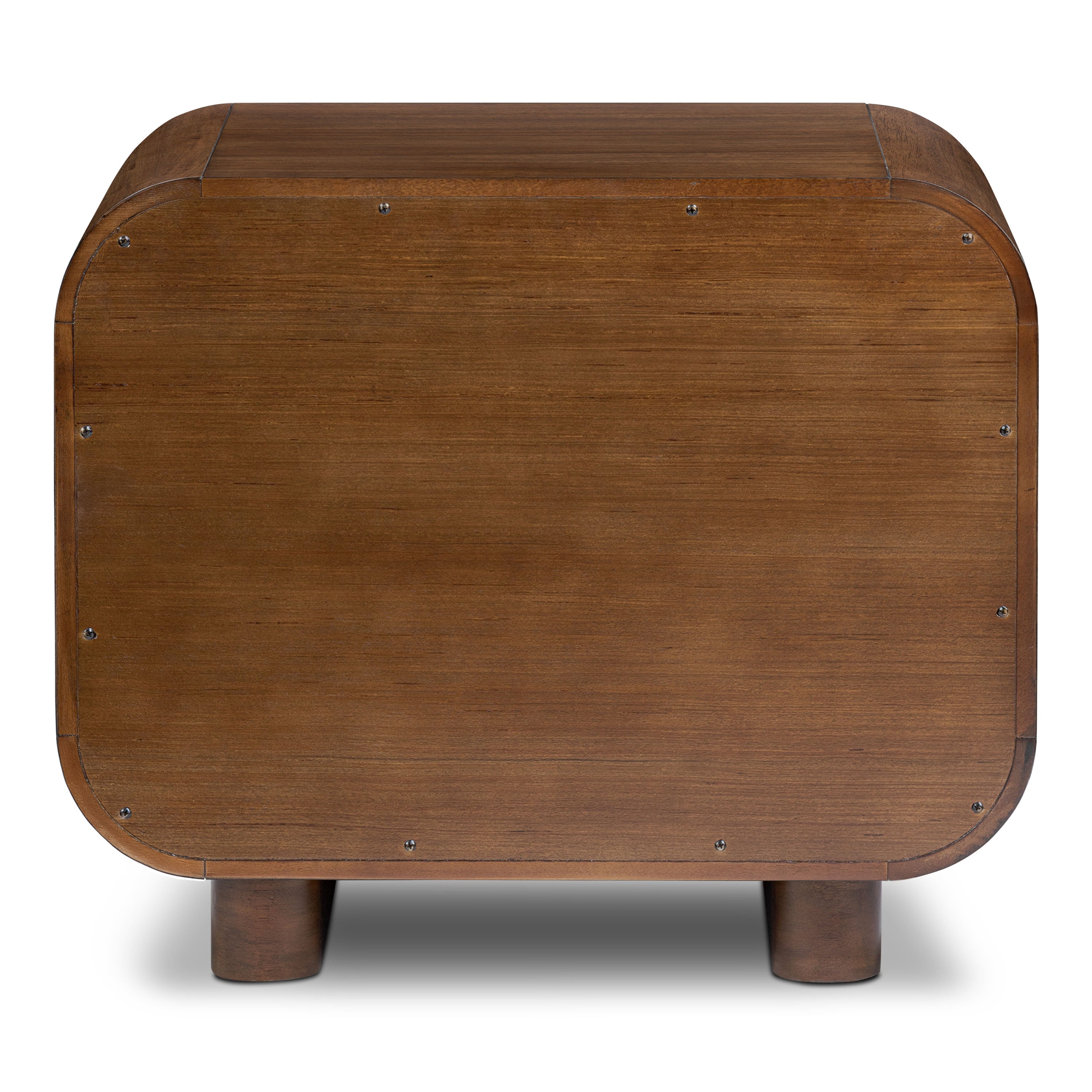 Mid-Century Modern Walnut Walnut Wood Nightstand for Bedroom