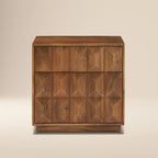 Table de chevet en noyer moderne en bois de noyer séché au four