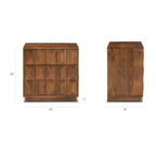 Table de chevet en noyer moderne en bois de noyer séché au four