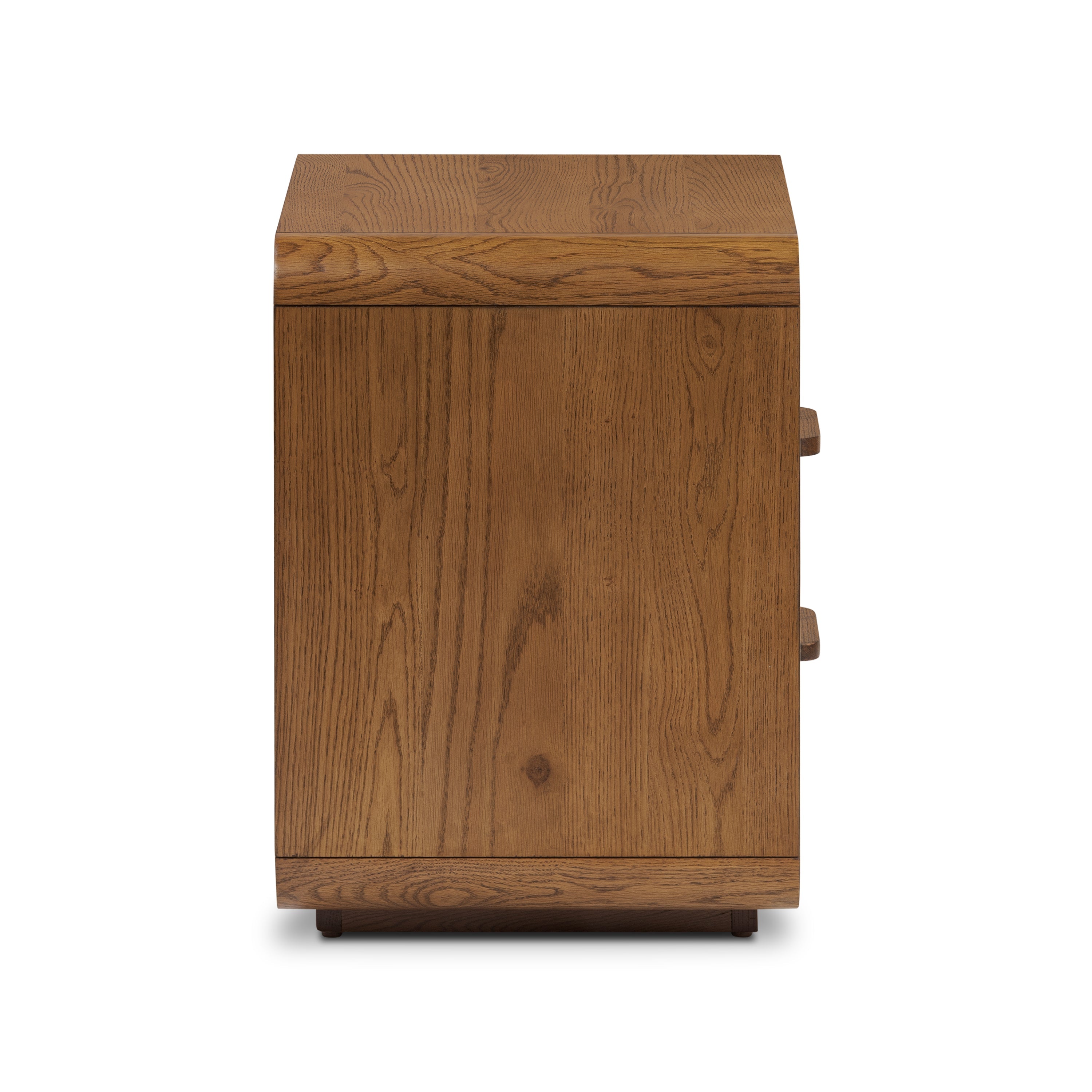 Modern Reposado Oak Oak Wood Nightstand for Bedroom