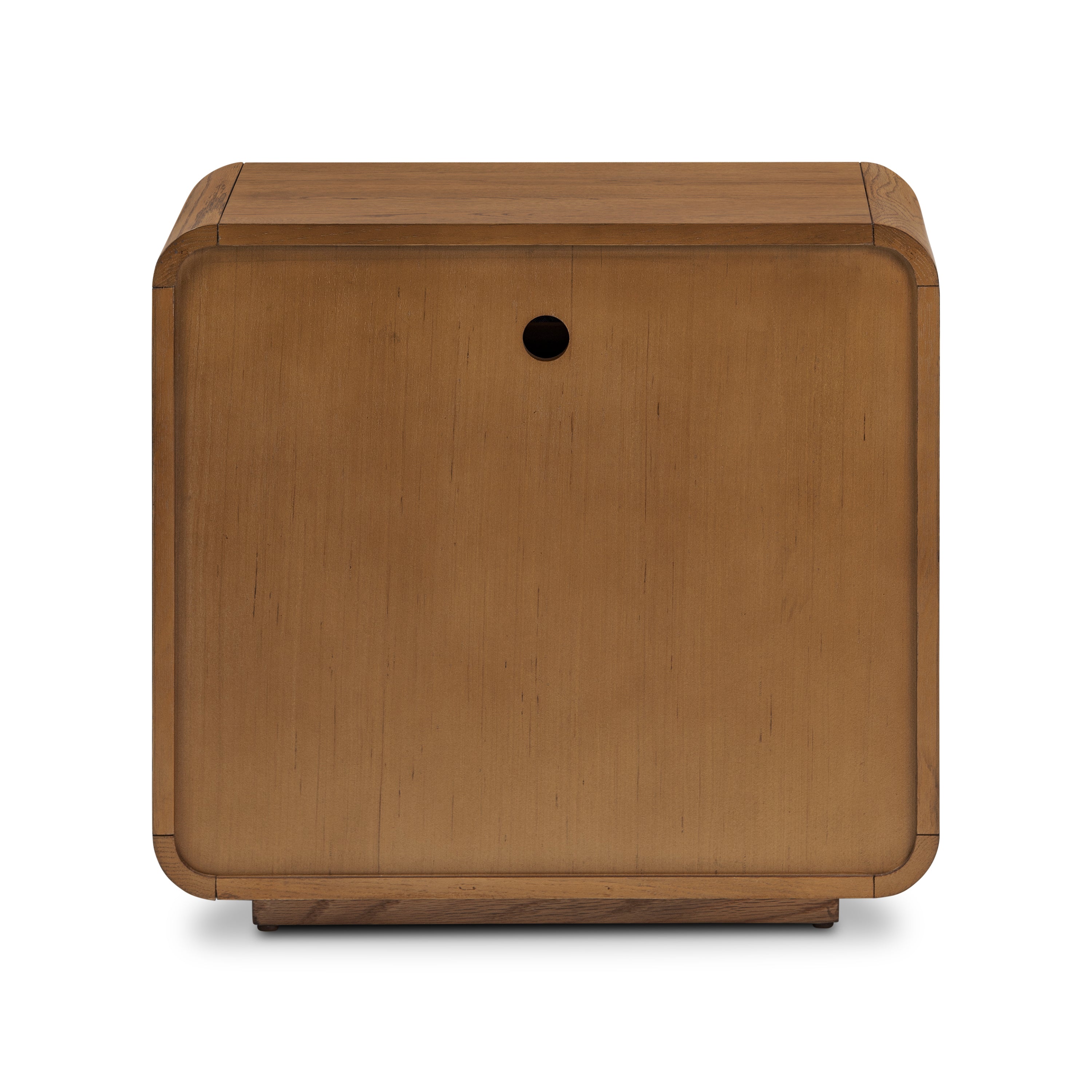 Modern Reposado Oak Oak Wood Nightstand for Bedroom
