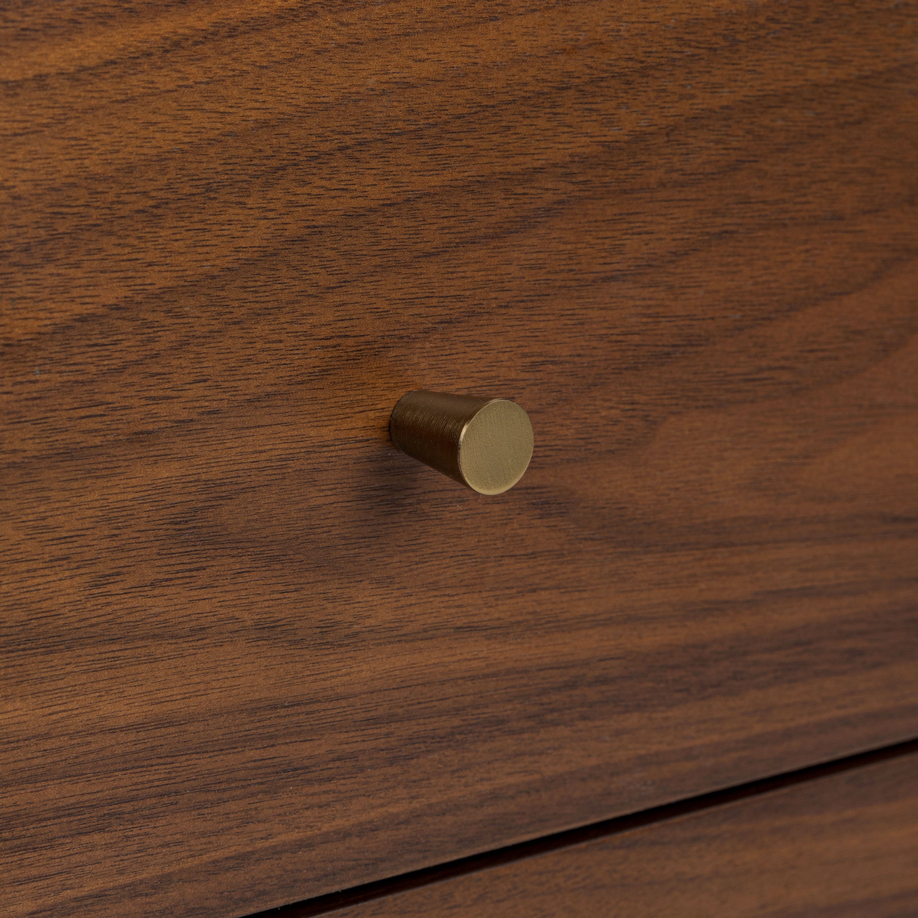 Modern Walnut Walnut Wood Nightstand with Solid Walnut Frame