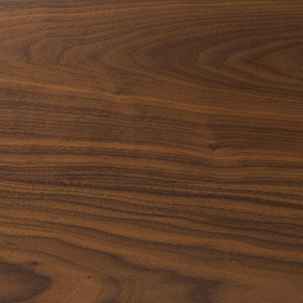 Modern Walnut Walnut Wood Nightstand with Solid Walnut Frame