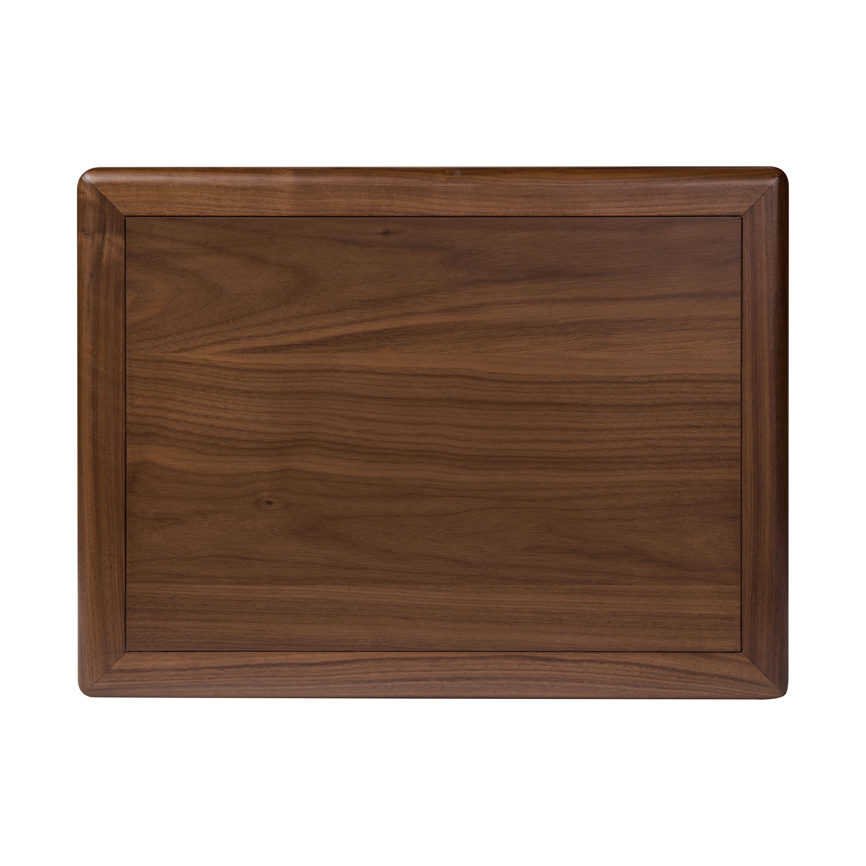 Modern Walnut Walnut Wood Nightstand with Solid Walnut Frame