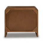 Table de chevet moderne en bois de noyer séché au four
