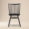Modern Black Dining Chair with Kiln-Dried Wood Frame for Dining Room