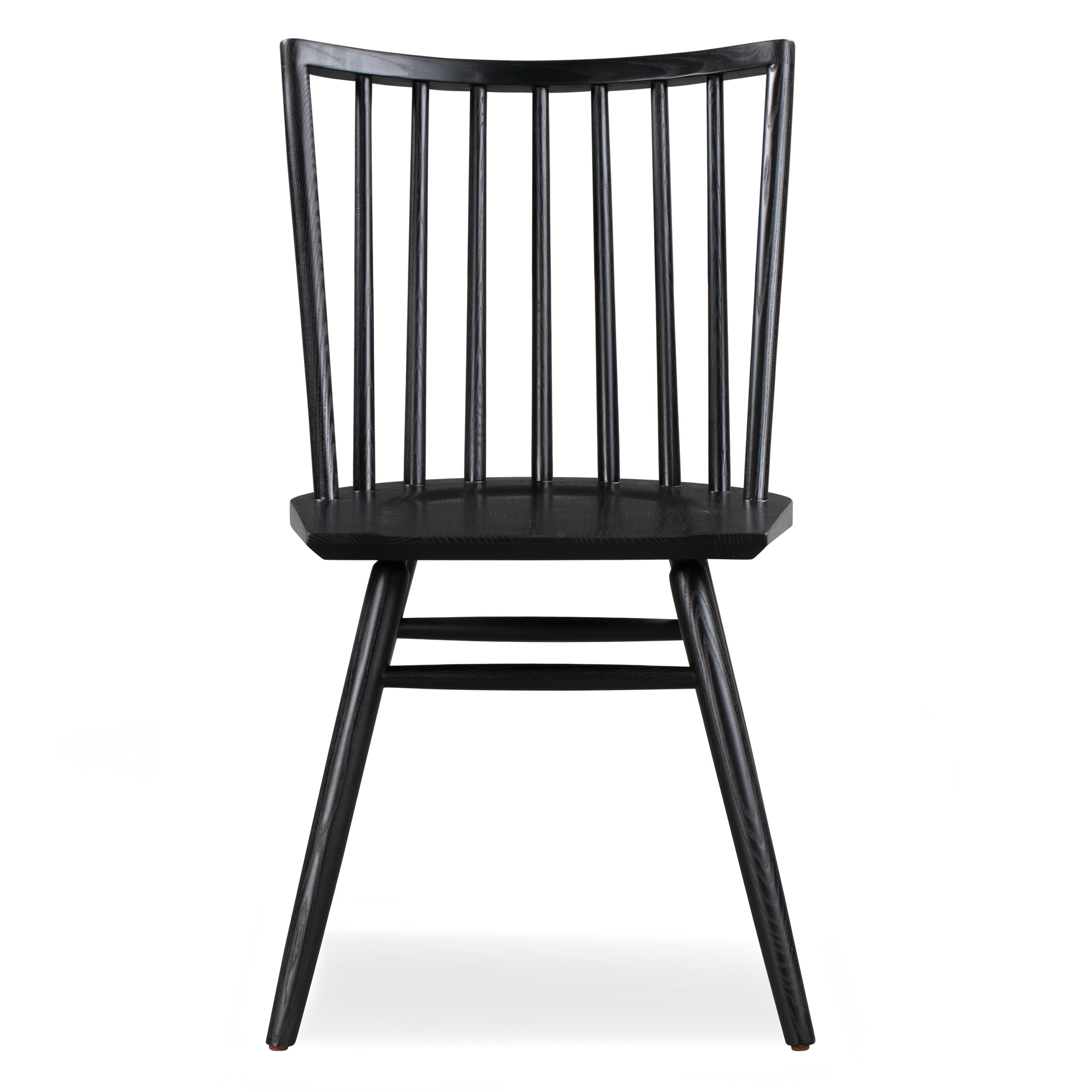 Modern Black Dining Chair with Kiln-Dried Wood Frame for Dining Room