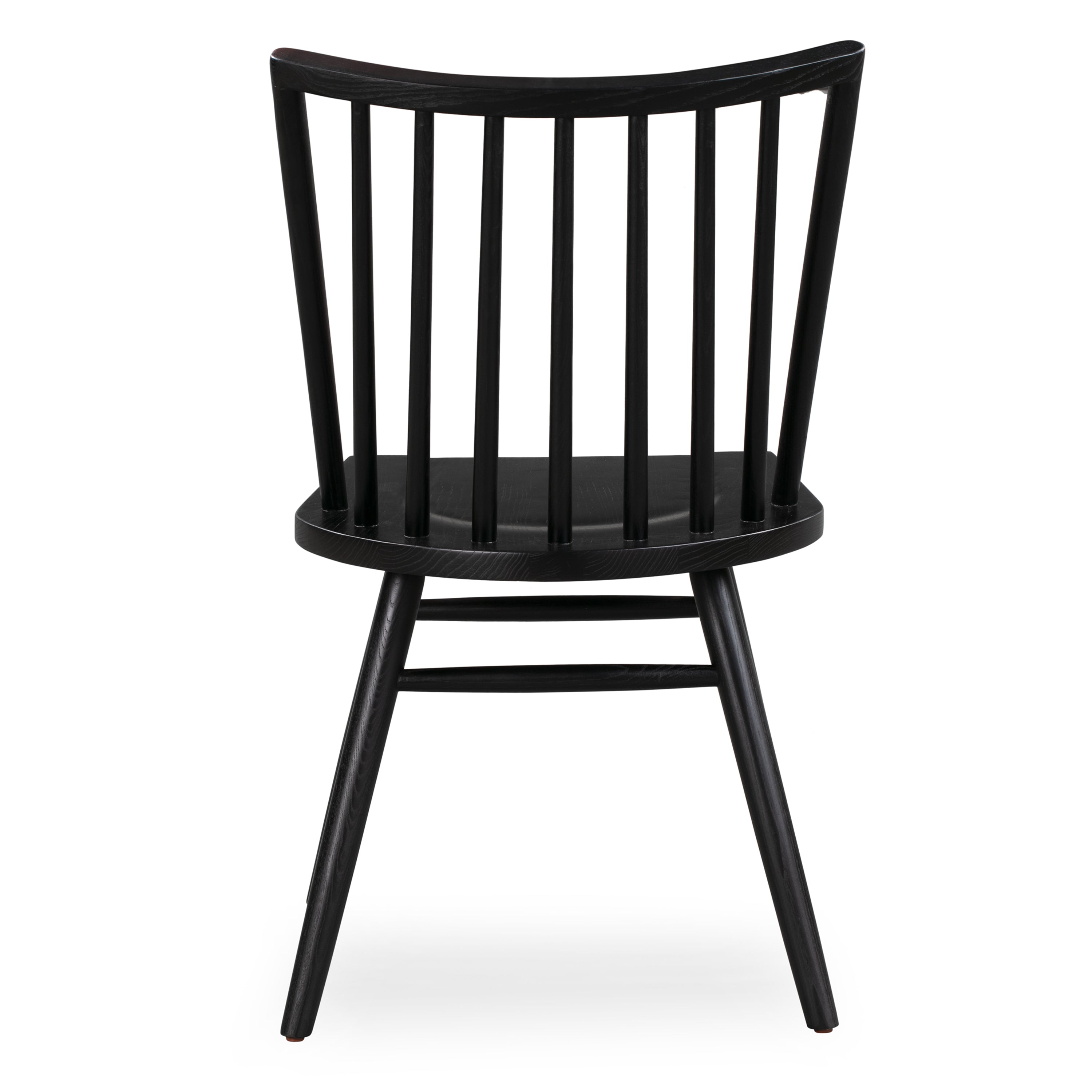 Modern Black Dining Chair with Kiln-Dried Wood Frame for Dining Room