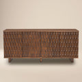 Modern English Walnut Walnut Wood Sideboard with Kiln-Dried Wood Frame