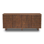 Buffet en noyer moderne avec cadre en bois séché au four