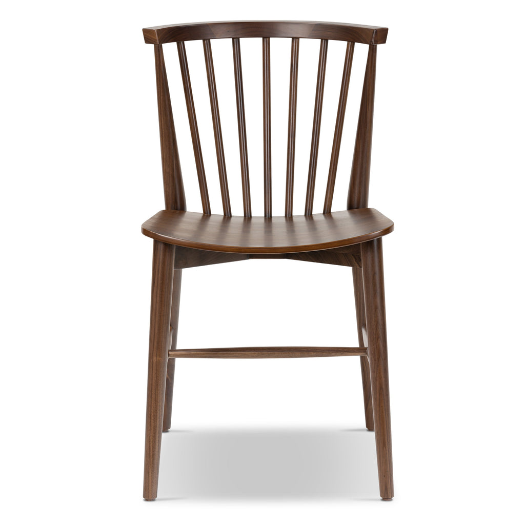 Mid-Century Modern Walnut Walnut Wood Dining Chair for Dining Room
