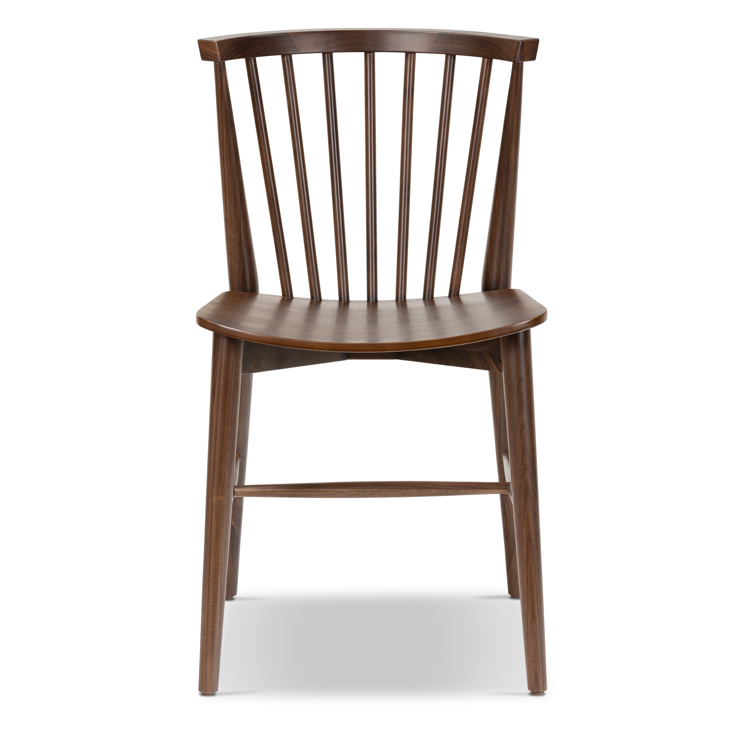 Mid-Century Modern Walnut Walnut Wood Dining Chair for Dining Room
