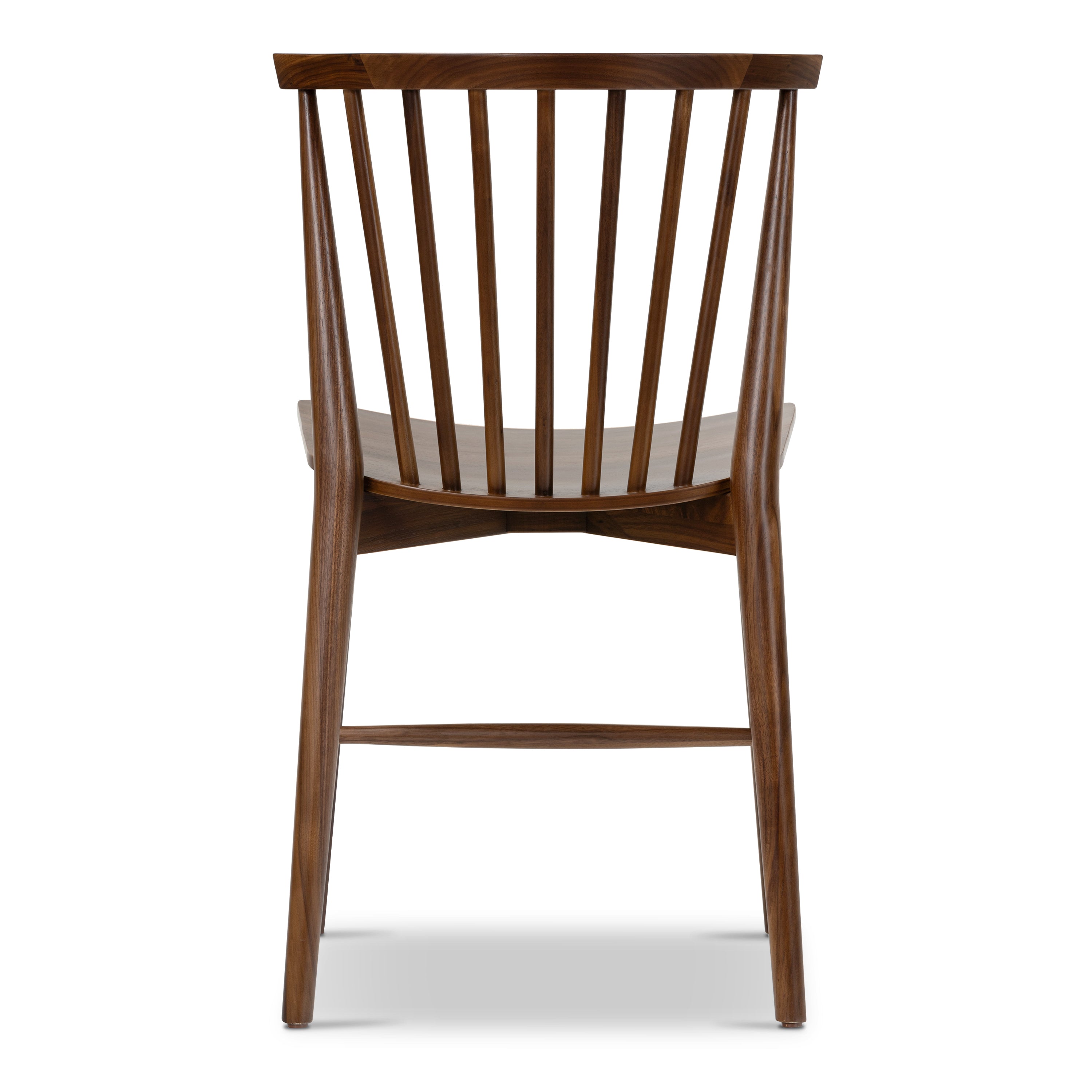 Mid-Century Modern Walnut Walnut Wood Dining Chair for Dining Room