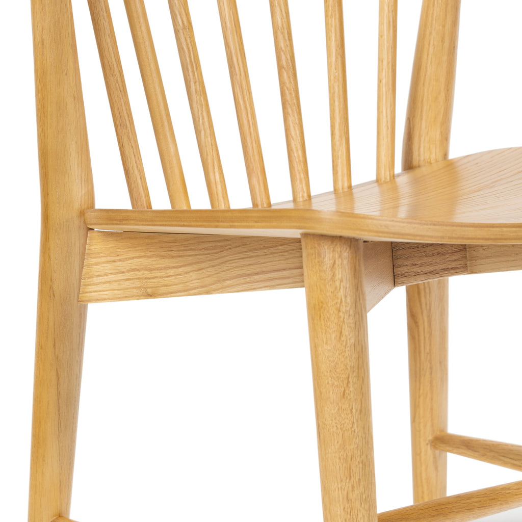 Mid-Century Modern Oak Oak Wood Dining Chair for Dining Room