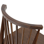 Chaise de salle à manger en noyer de style Mid-Century Modern pour salle à manger