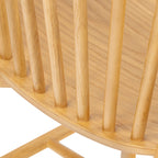Chaise de salle à manger en bois de chêne, style Mid-Century Modern, pour salle à manger