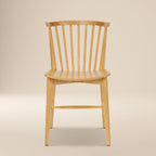 Chaise de salle à manger en bois de chêne, style Mid-Century Modern, pour salle à manger