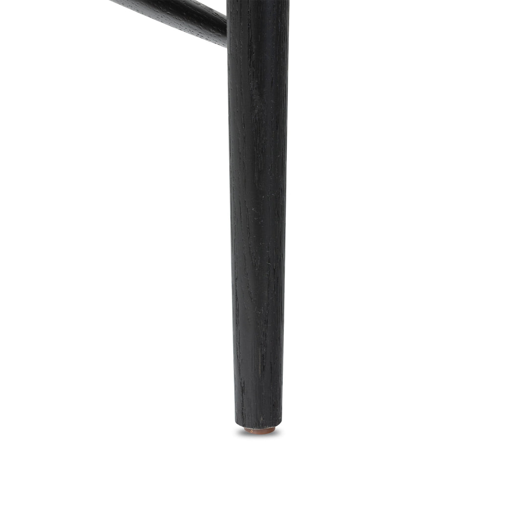 Mid-Century Modern Black Dining Chair for Dining Room