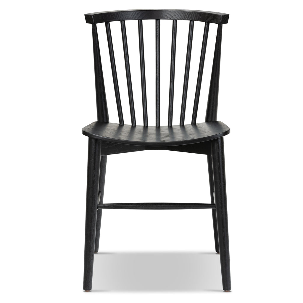 Mid-Century Modern Black Dining Chair for Dining Room