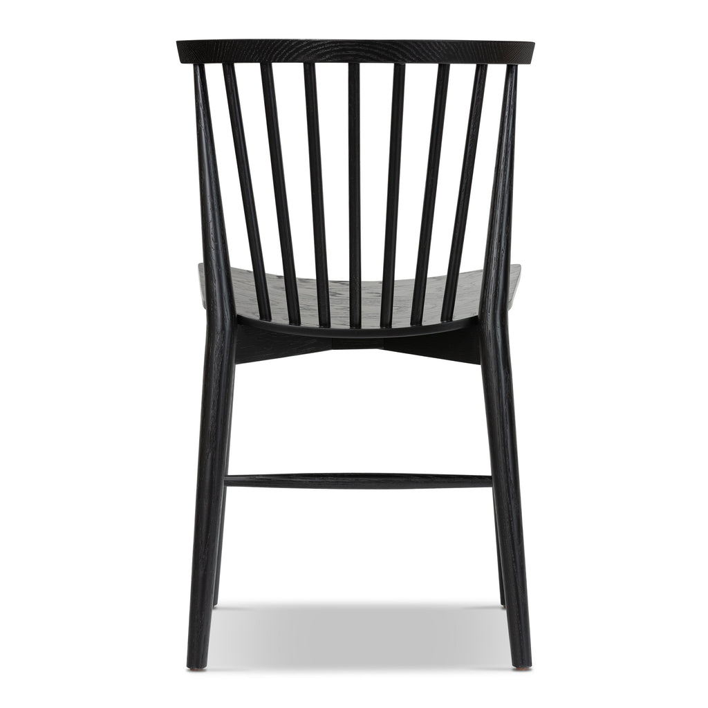 Mid-Century Modern Black Dining Chair for Dining Room