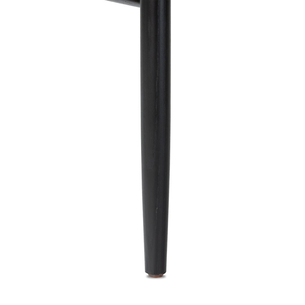 Mid-Century Modern Black Dining Chair for Dining Room