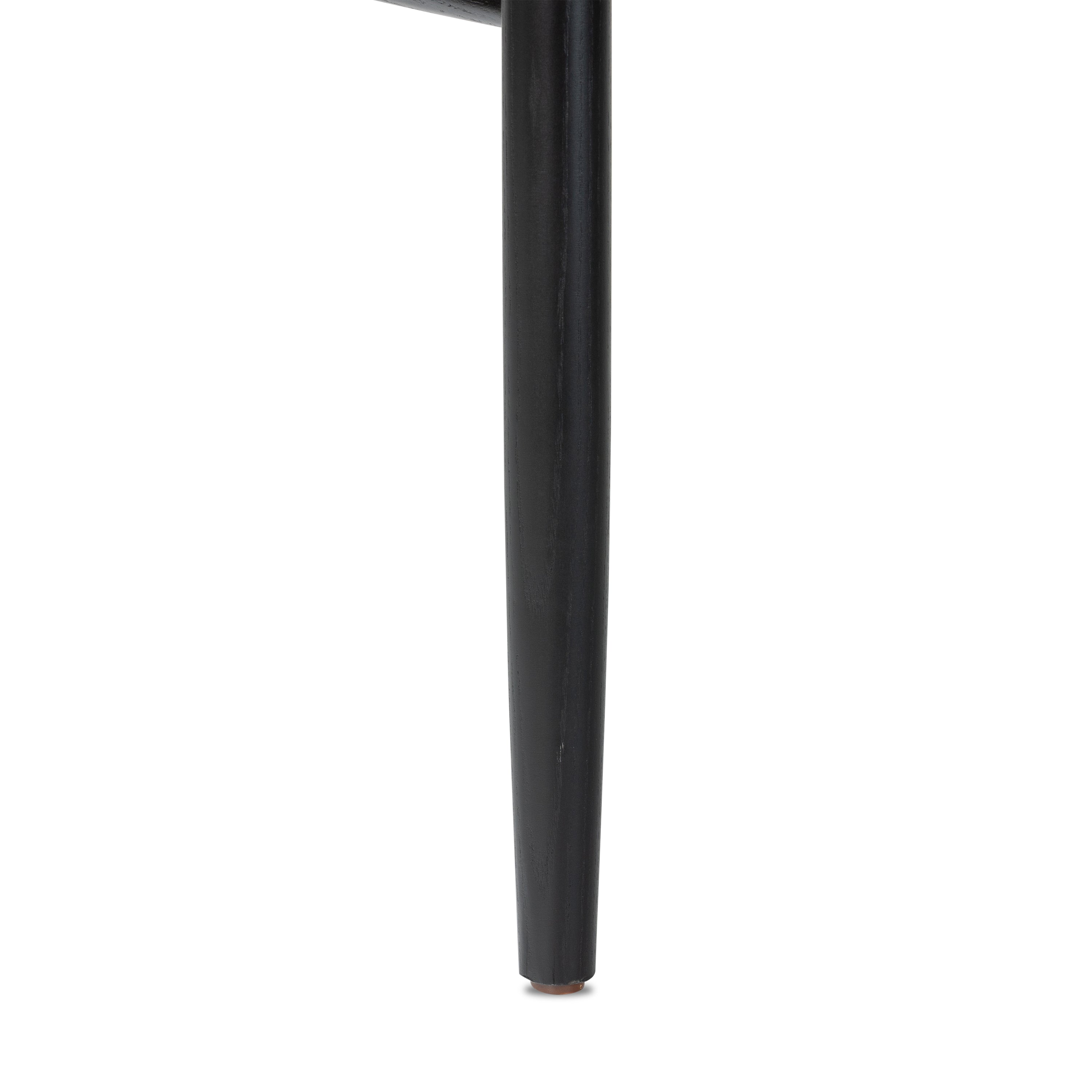 Mid-Century Modern Black Dining Chair for Dining Room