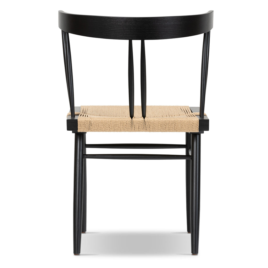 Mid-Century Modern Black Dining Chair for Dining Room