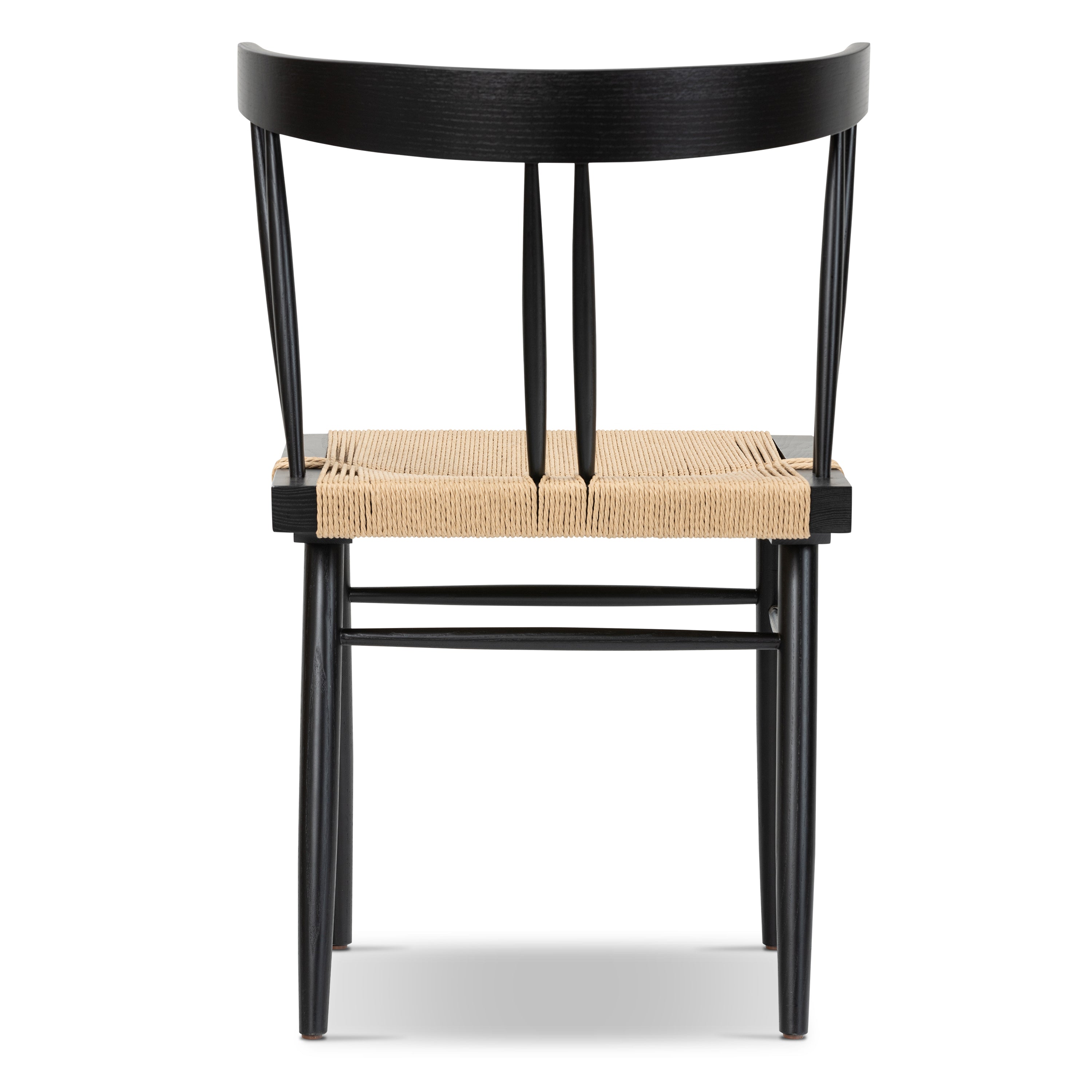 Mid-Century Modern Black Dining Chair for Dining Room