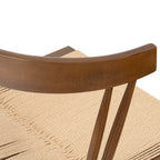 Chaise de salle à manger en noyer Mid-Century Modern pour salle à manger