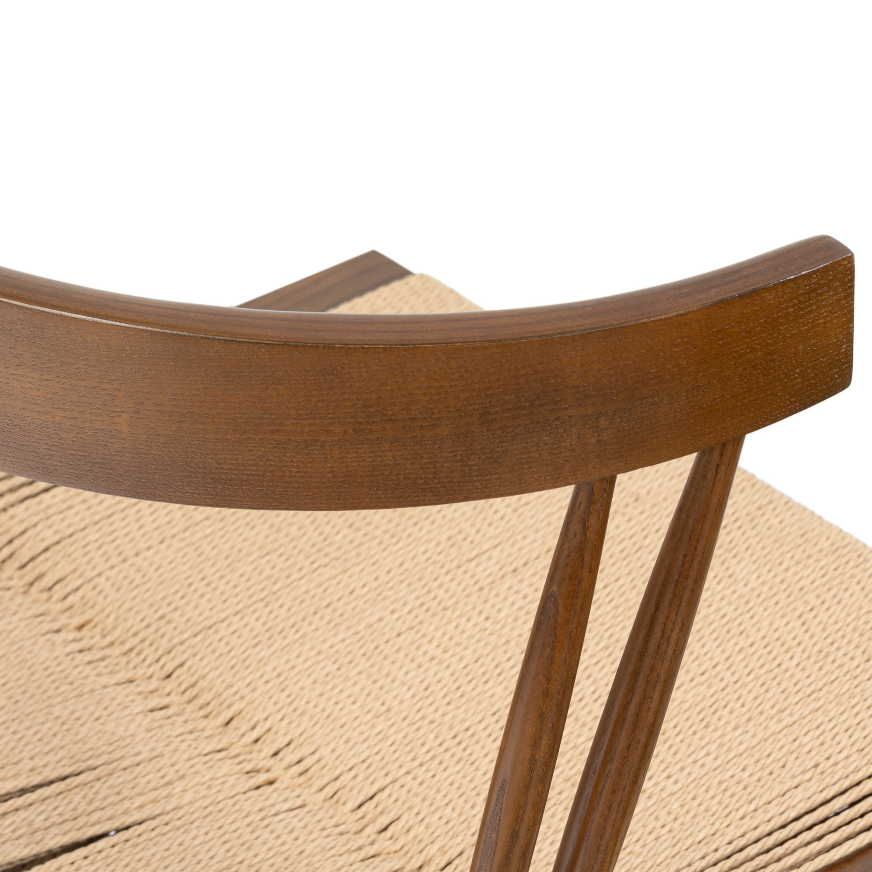 Mid-Century Modern Walnut Walnut Wood Dining Chair for Dining Room